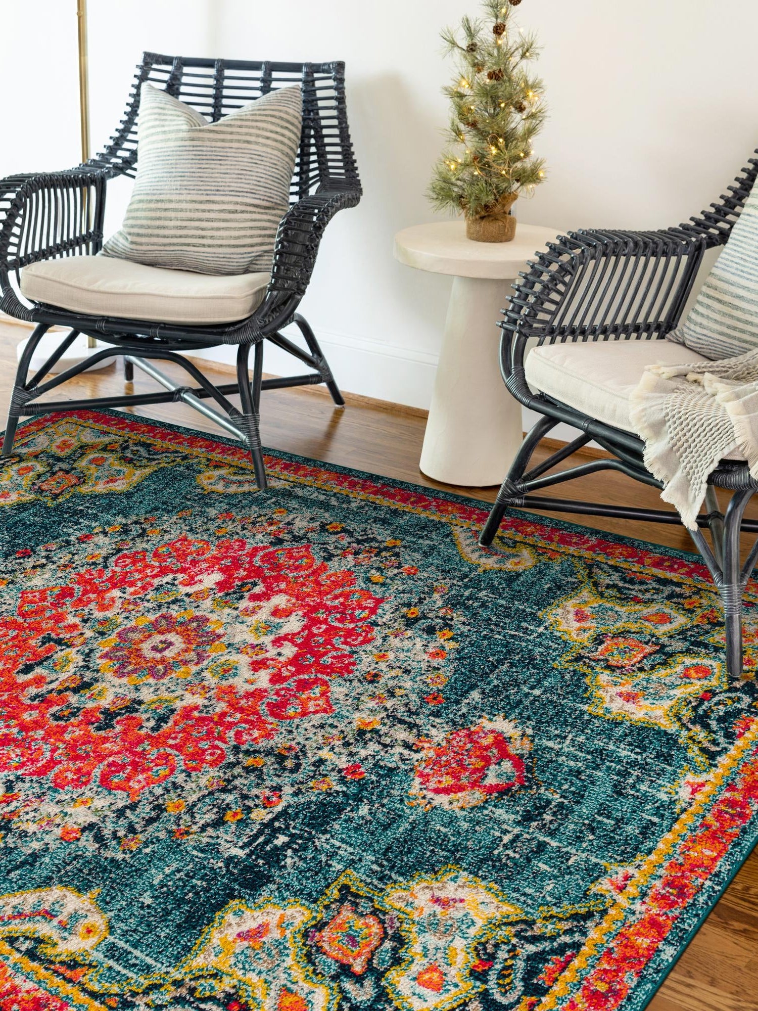 Blue 7' 10 x 10' Penrose Rectangle Area Rug