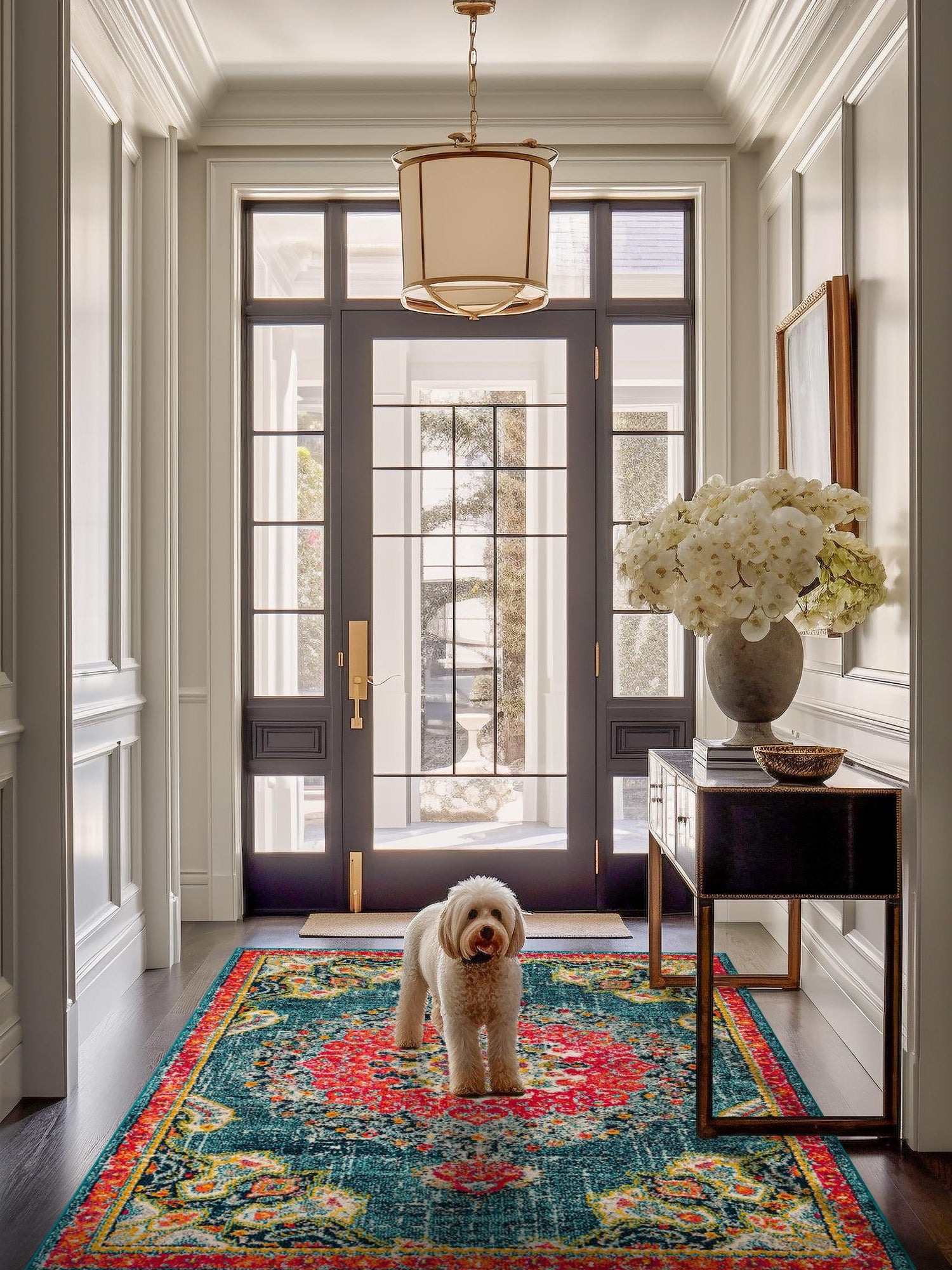 Blue 9' x 12' Penrose Rectangle Area Rug