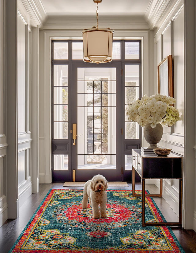Blue 2' x 3' 1 Penrose Rectangle Area Rug
