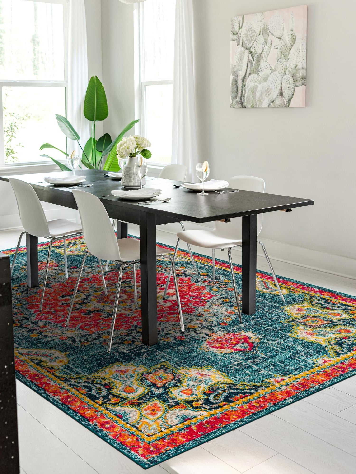 Blue 5' 3 x 8' Penrose Rectangle Area Rug