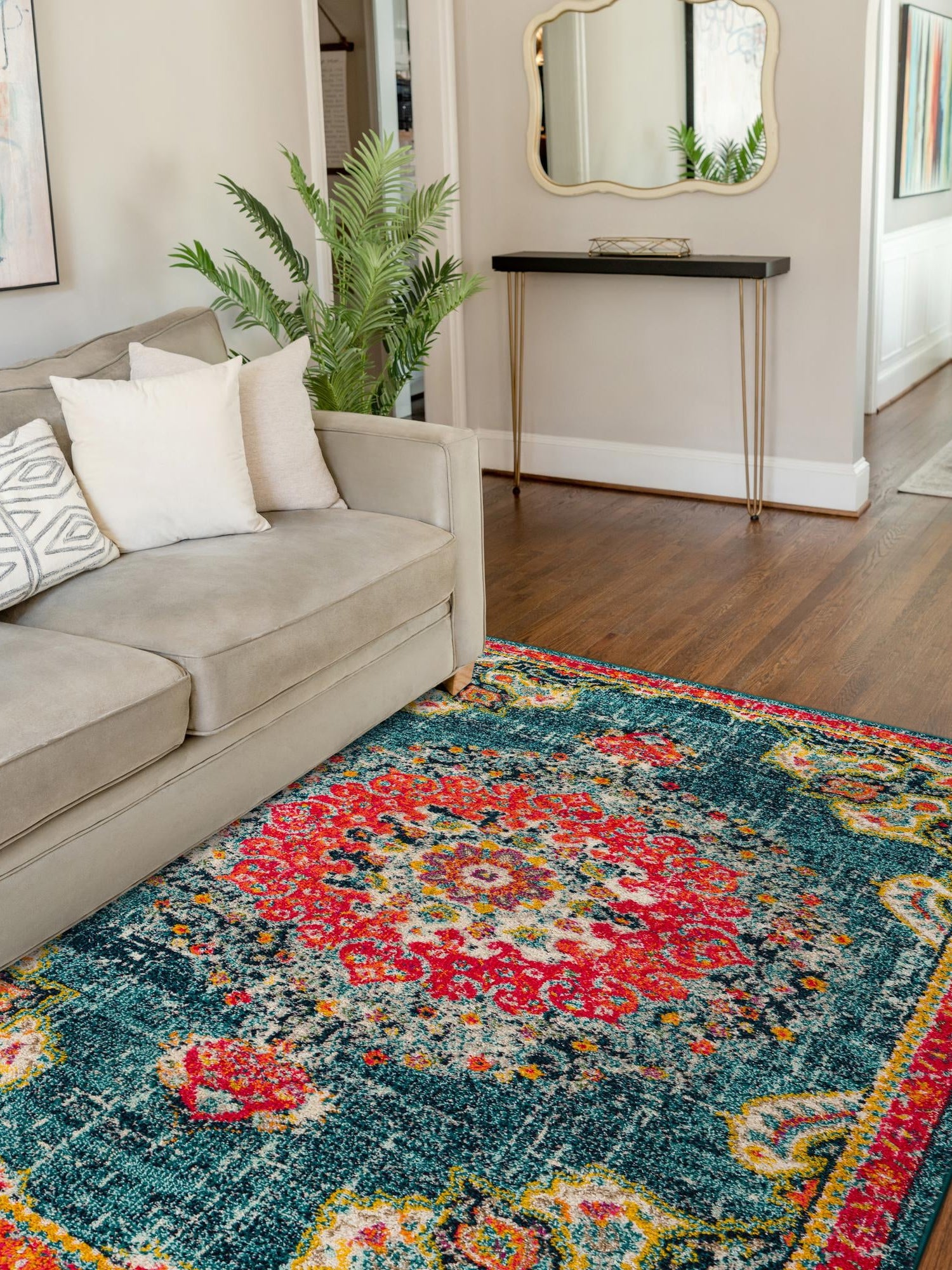 Blue 7' 1 x 10' Penrose Rectangle Area Rug