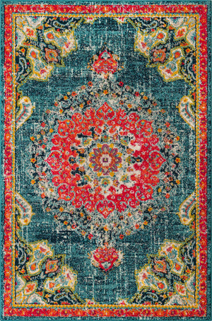 Blue 5' 3 x 8' Penrose Rectangle Area Rug
