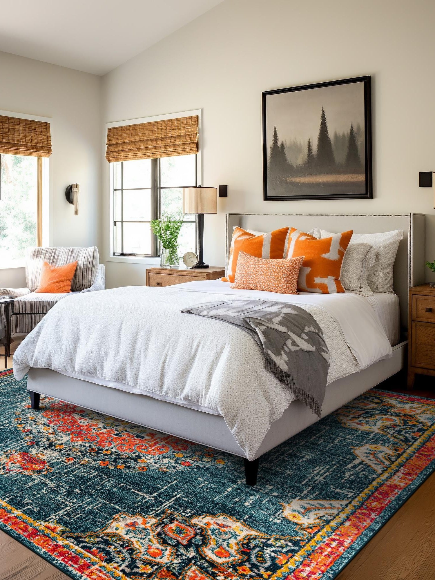 Blue 7' 1 x 7' 1 Penrose Square Area Rug