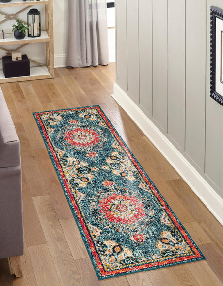 Blue 2' x 7' 1 Penrose Runner Area Rug