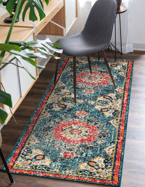 Blue 2' x 7' 1 Penrose Runner Area Rug