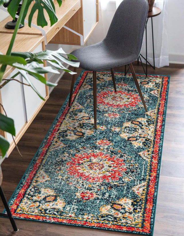 Blue 2' x 7' 1 Penrose Runner Area Rug