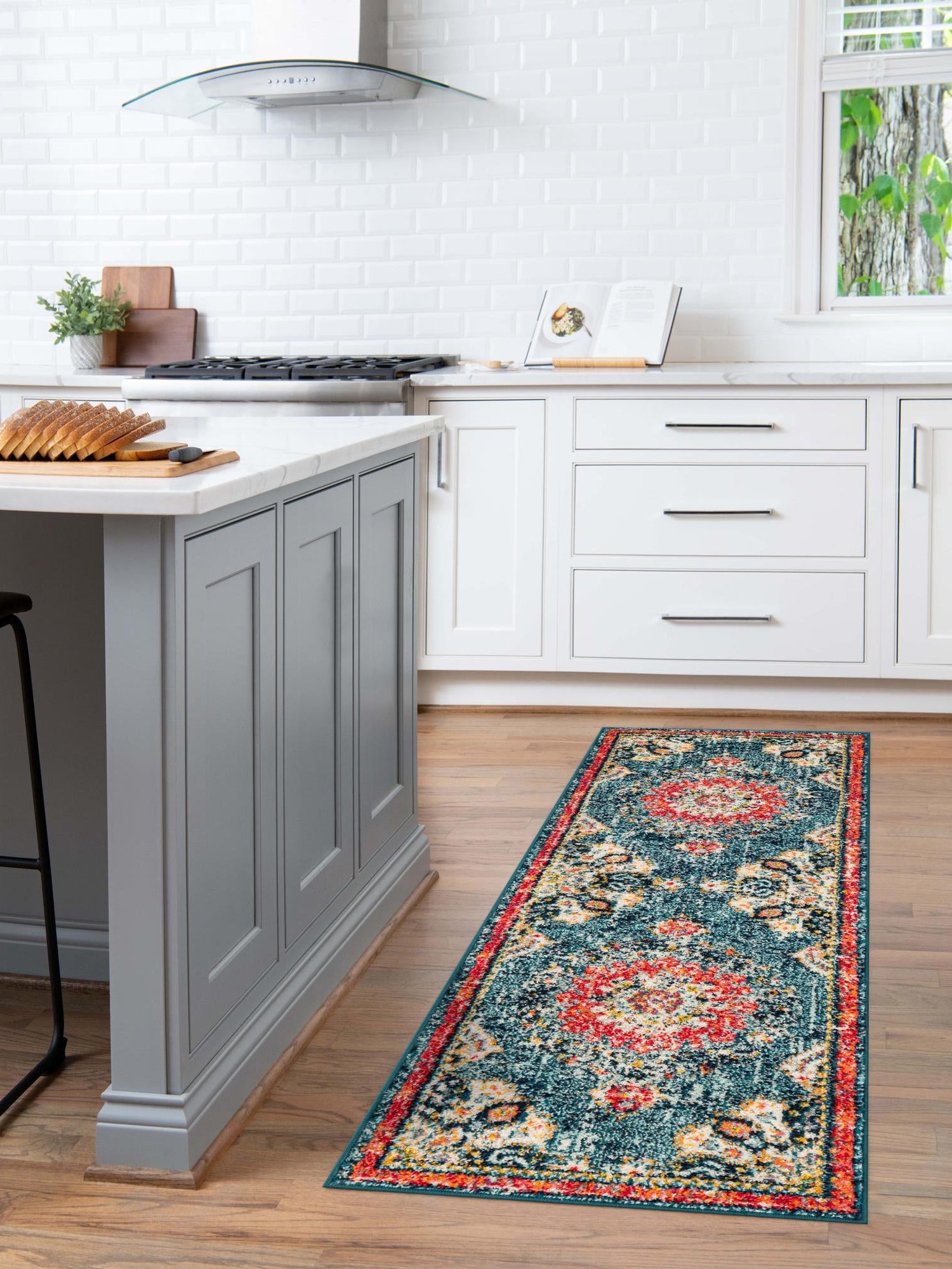 Blue 2' x 8' Penrose Runner Area Rug