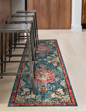 Blue 2' x 4' 1 Penrose Runner Area Rug