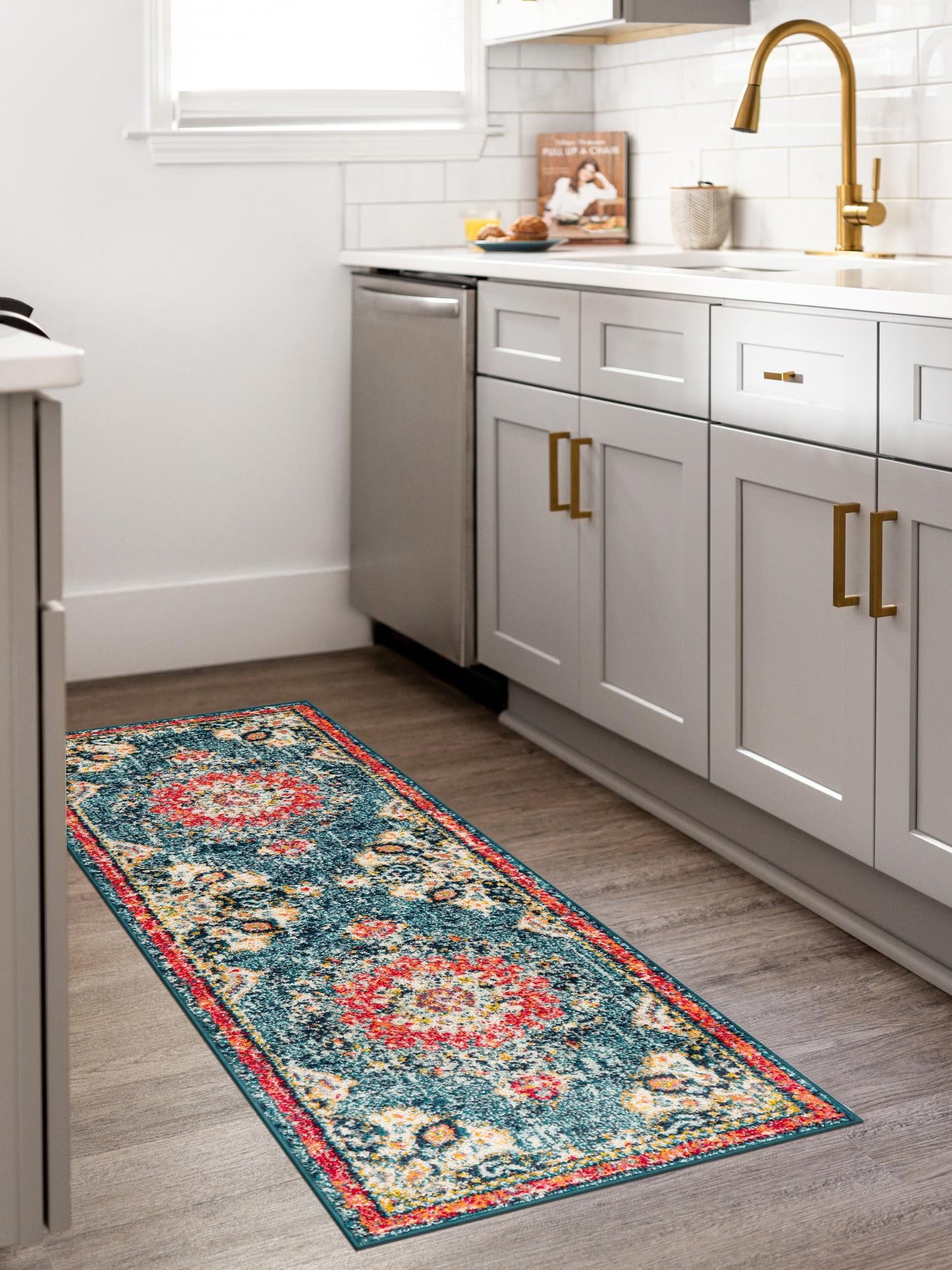 Blue 2' 7 x 12' Penrose Runner Area Rug