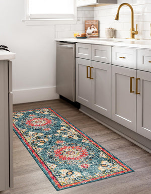 Blue 2' x 5' 1 Penrose Runner Area Rug