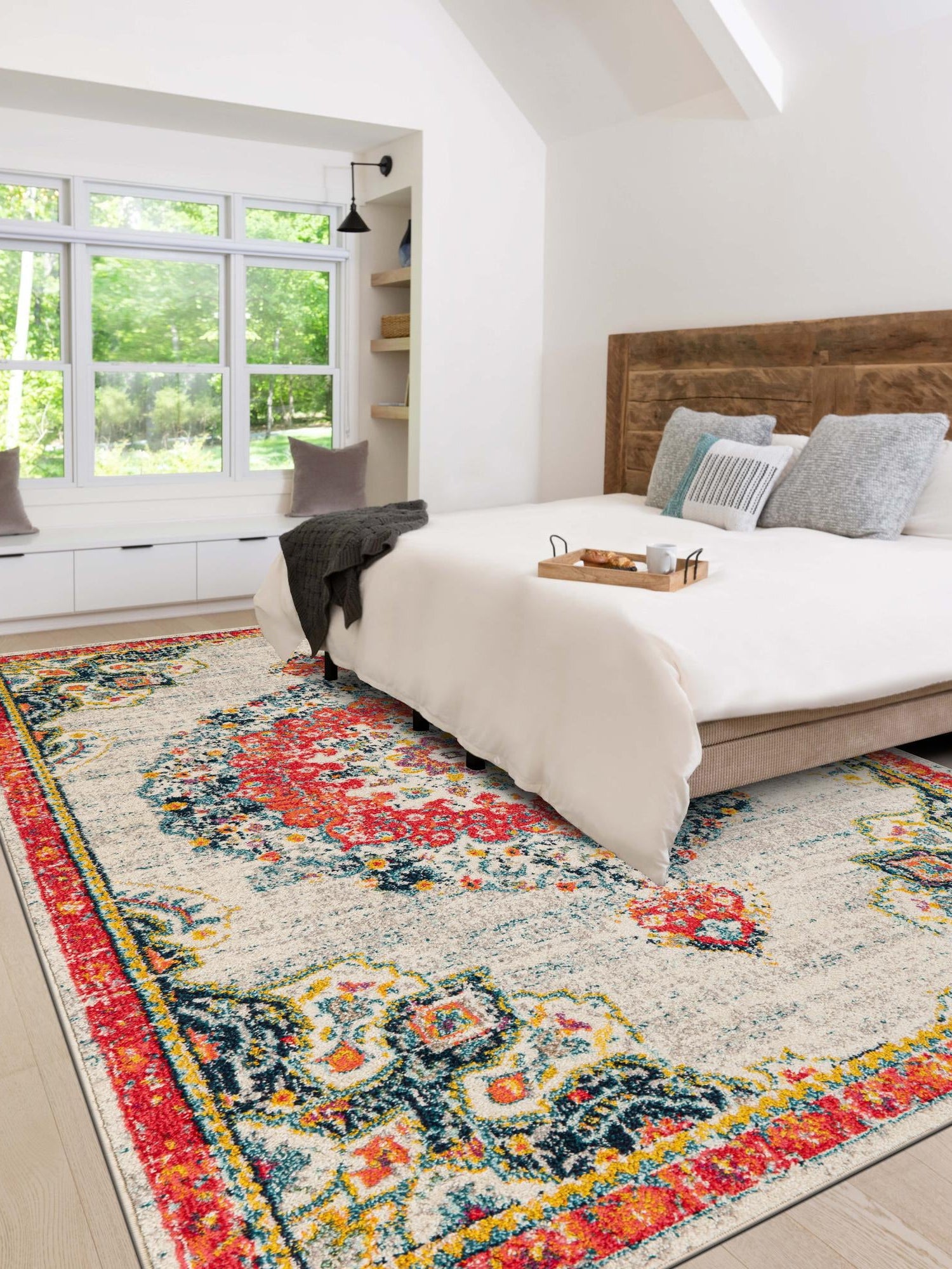 Ivory 9' x 12' Penrose Rectangle Area Rug