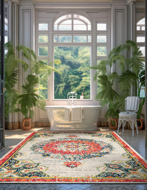 Ivory 10' x 13' 1 Penrose Rectangle Area Rug