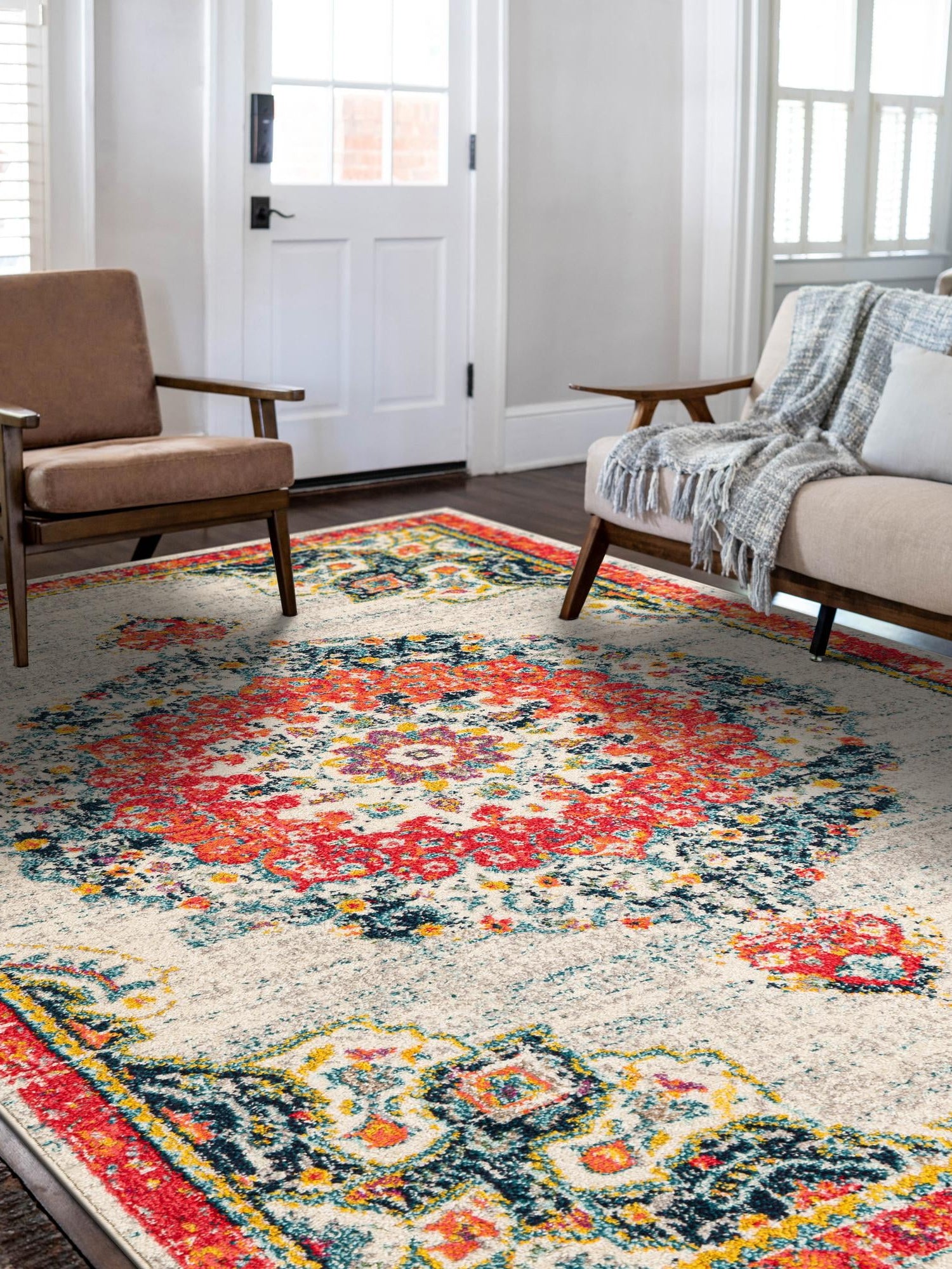 Ivory 7' 10 x 10' Penrose Rectangle Area Rug