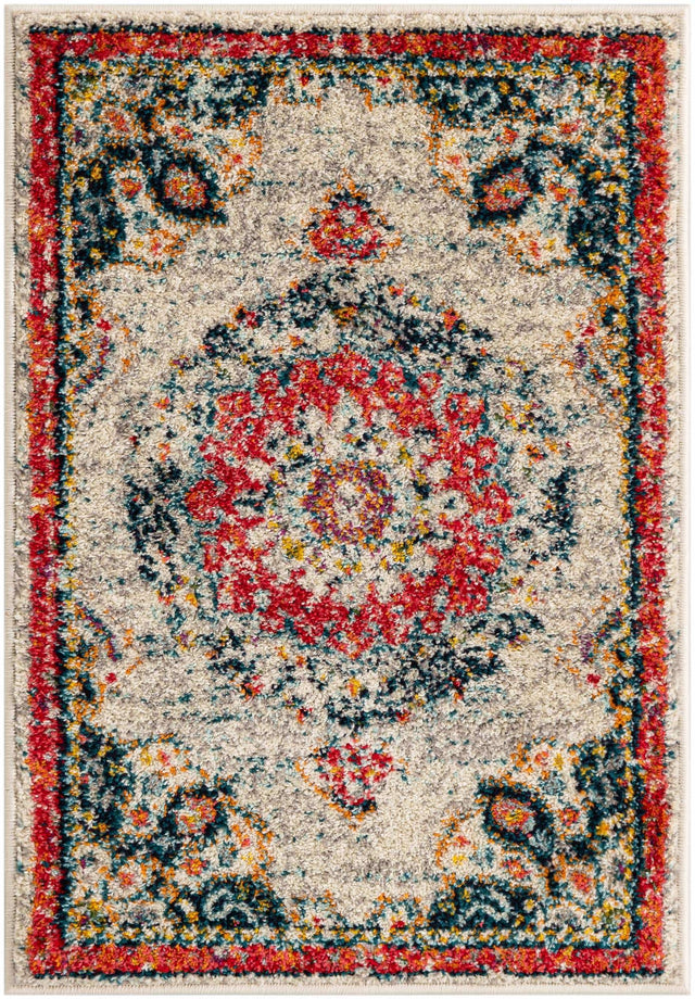 Ivory 2' x 3' 1 Penrose Rectangle Area Rug