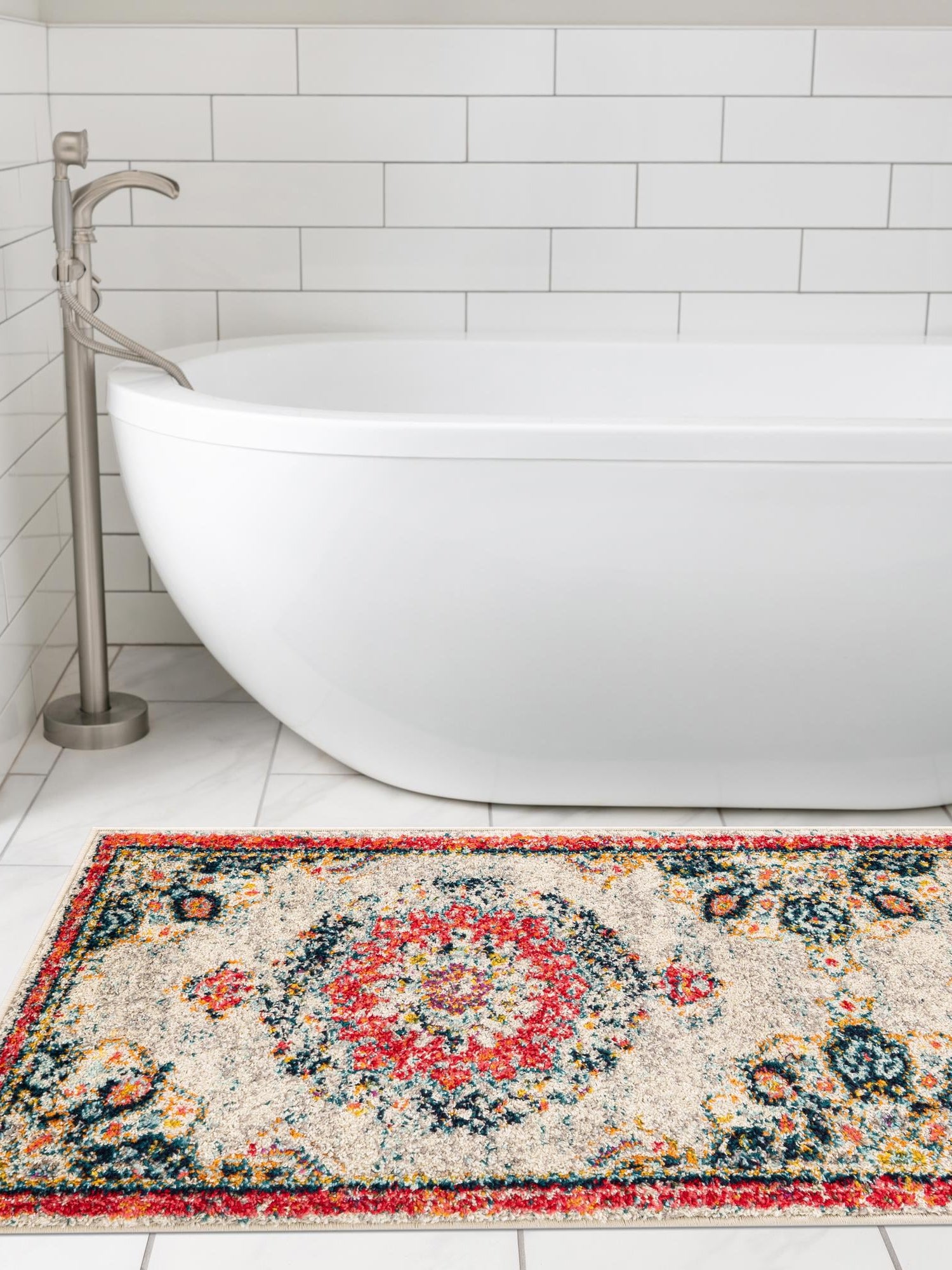 Ivory 2' 7 x 16' 5 Penrose Runner Area Rug