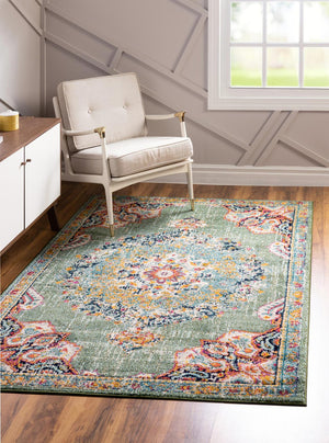 Green 8' x 10' Penrose Rectangle Rug