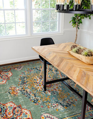 Green 8' x 10' Penrose Rectangle Rug