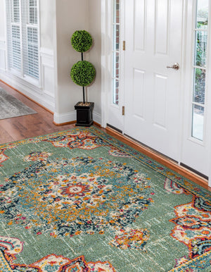 Green 8' x 10' Penrose Rectangle Rug