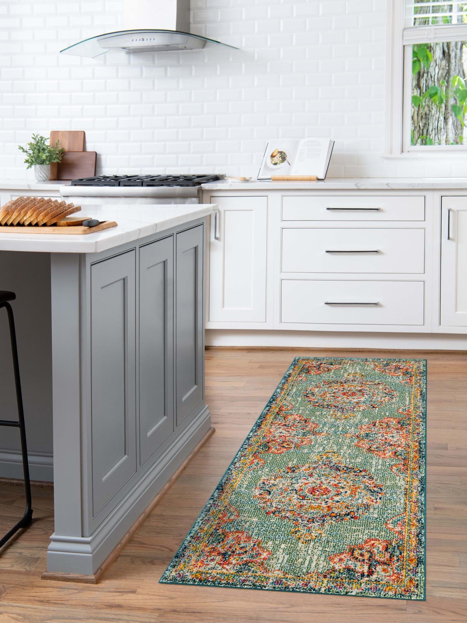 Green 2' x 5' 1 Penrose Runner Area Rug