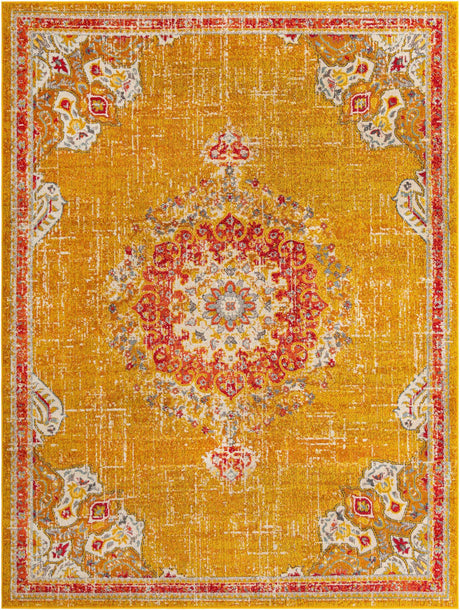 Gold 9' x 12' Penrose Rectangle Area Rug
