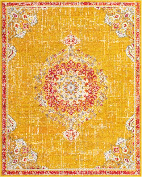 Gold 7' 10 x 10' Penrose Rectangle Area Rug