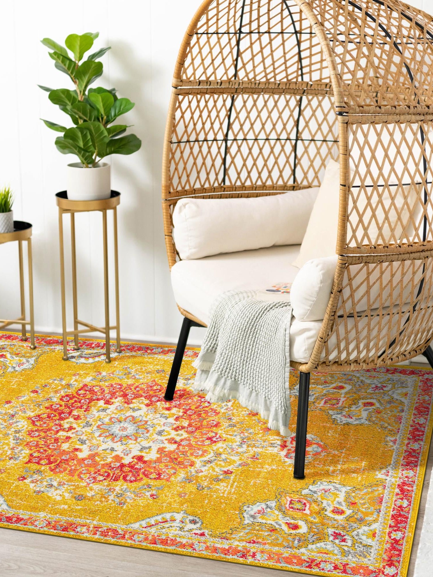 Gold 10' x 13' 1 Penrose Rectangle Area Rug