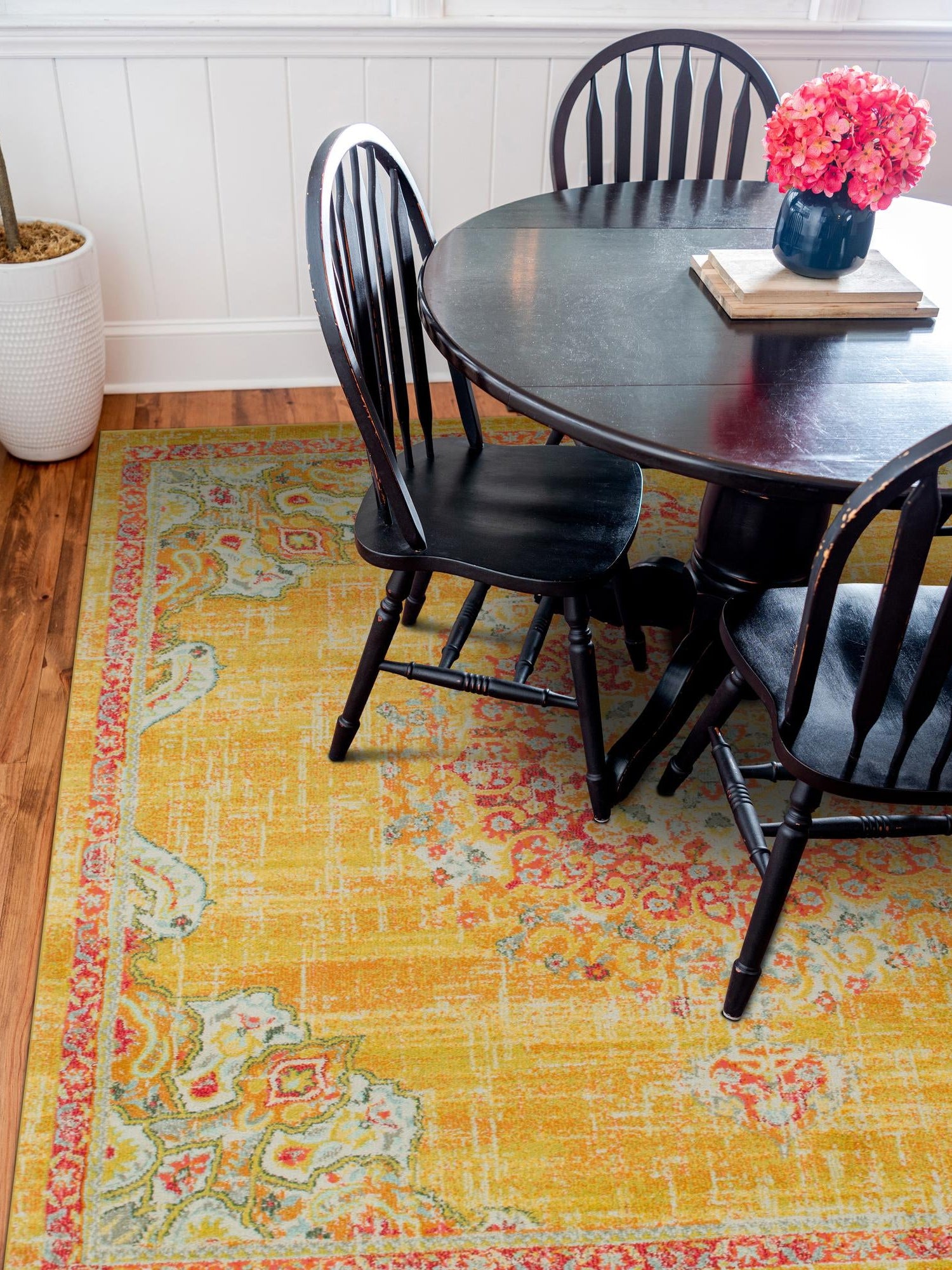 Gold 6' 1 x 6' 1 Penrose Square Area Rug