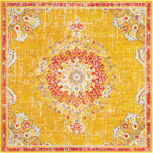 Gold 7' 10 x 7' 10 Penrose Square Area Rug