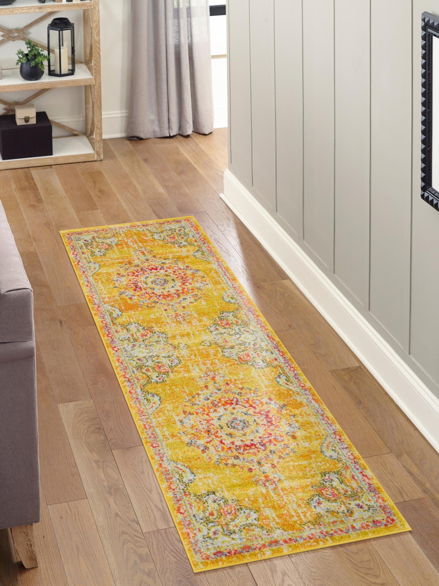 Gold 2' x 7' 1 Penrose Runner Area Rug