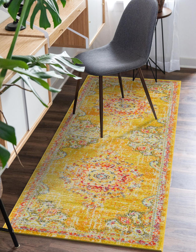 Gold 2' x 6' 1 Penrose Runner Area Rug