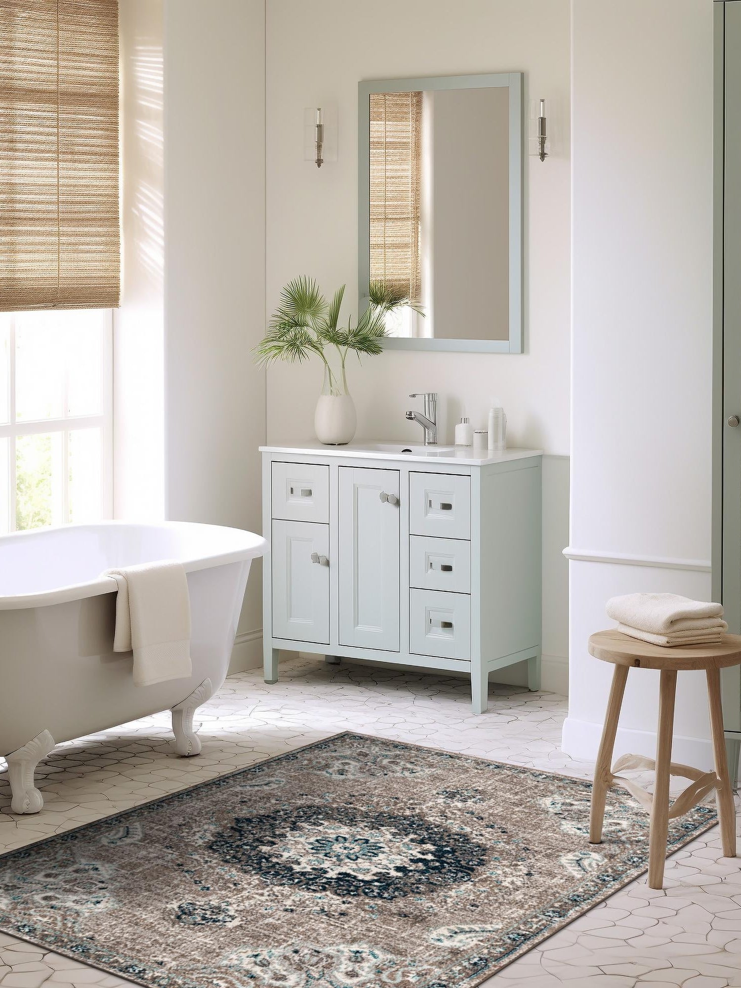 Gray 9' x 12' Penrose Rectangle Area Rug