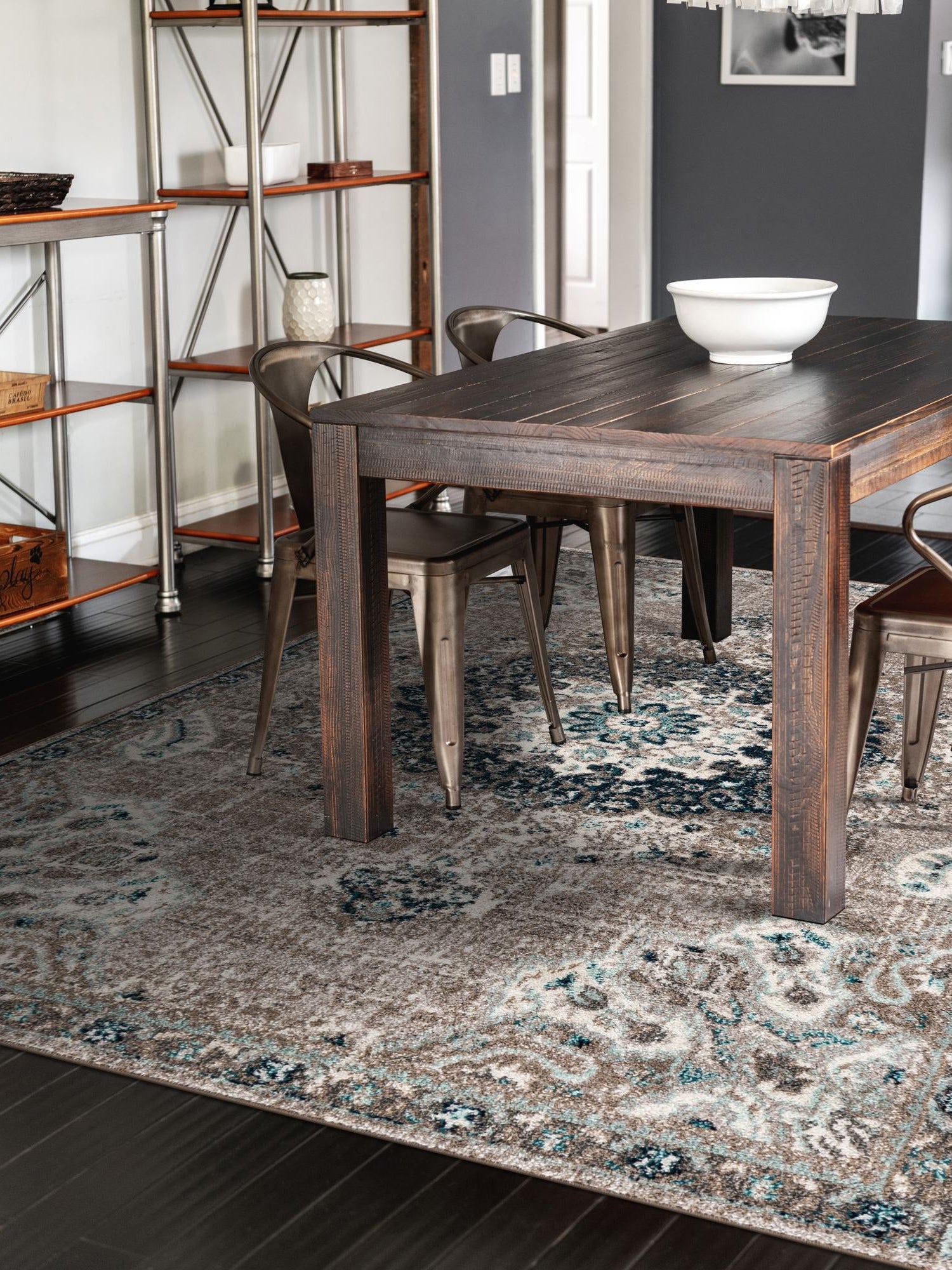 Gray 5' 3 x 8' Penrose Rectangle Area Rug