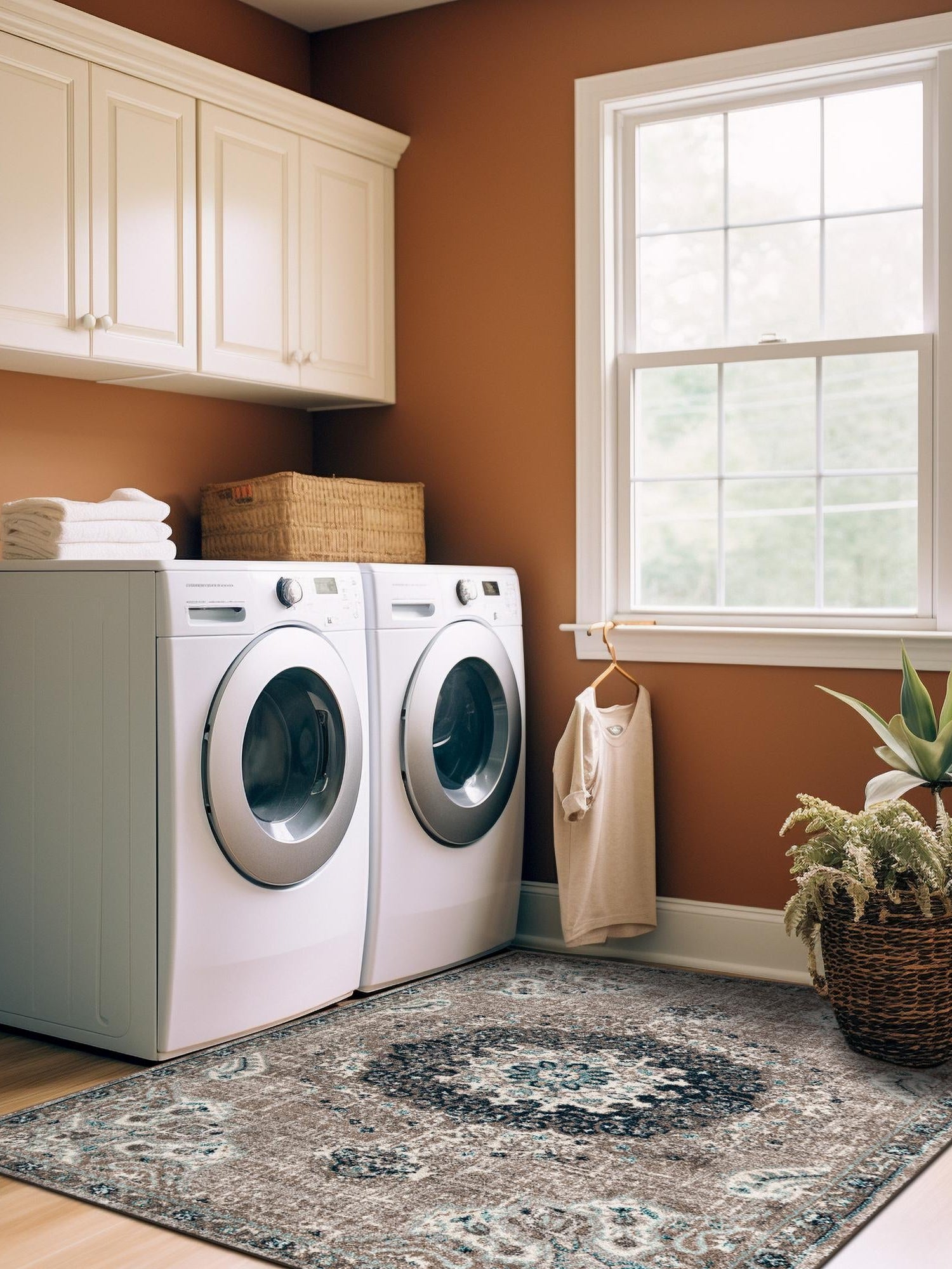 Gray 5' 3 x 8' Penrose Rectangle Area Rug