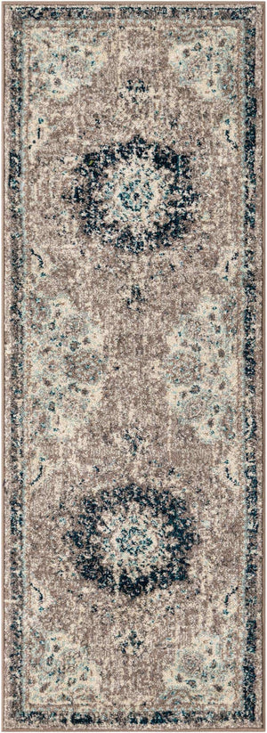 Gray 2' x 6' 1 Penrose Runner Area Rug