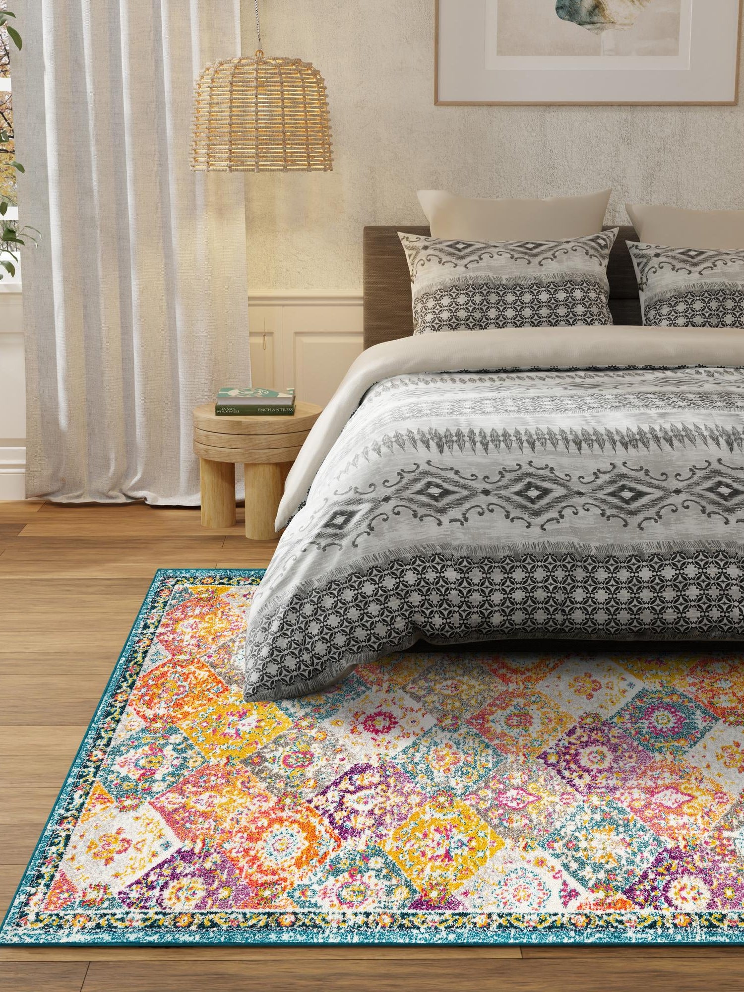 Multicolor 4' 1 x 6' 1 Penrose Rectangle Area Rug