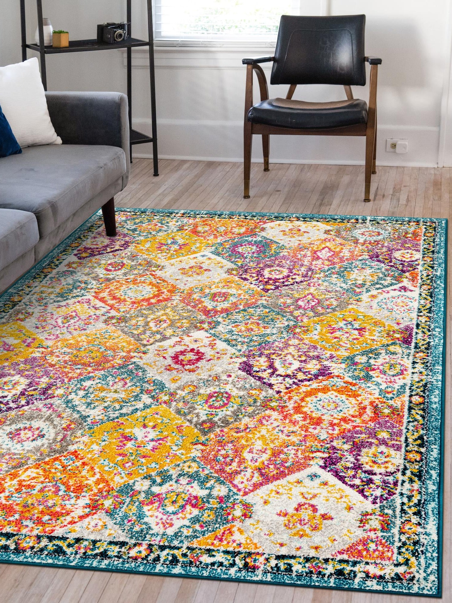 Multicolor 4' 1 x 6' 1 Penrose Rectangle Area Rug