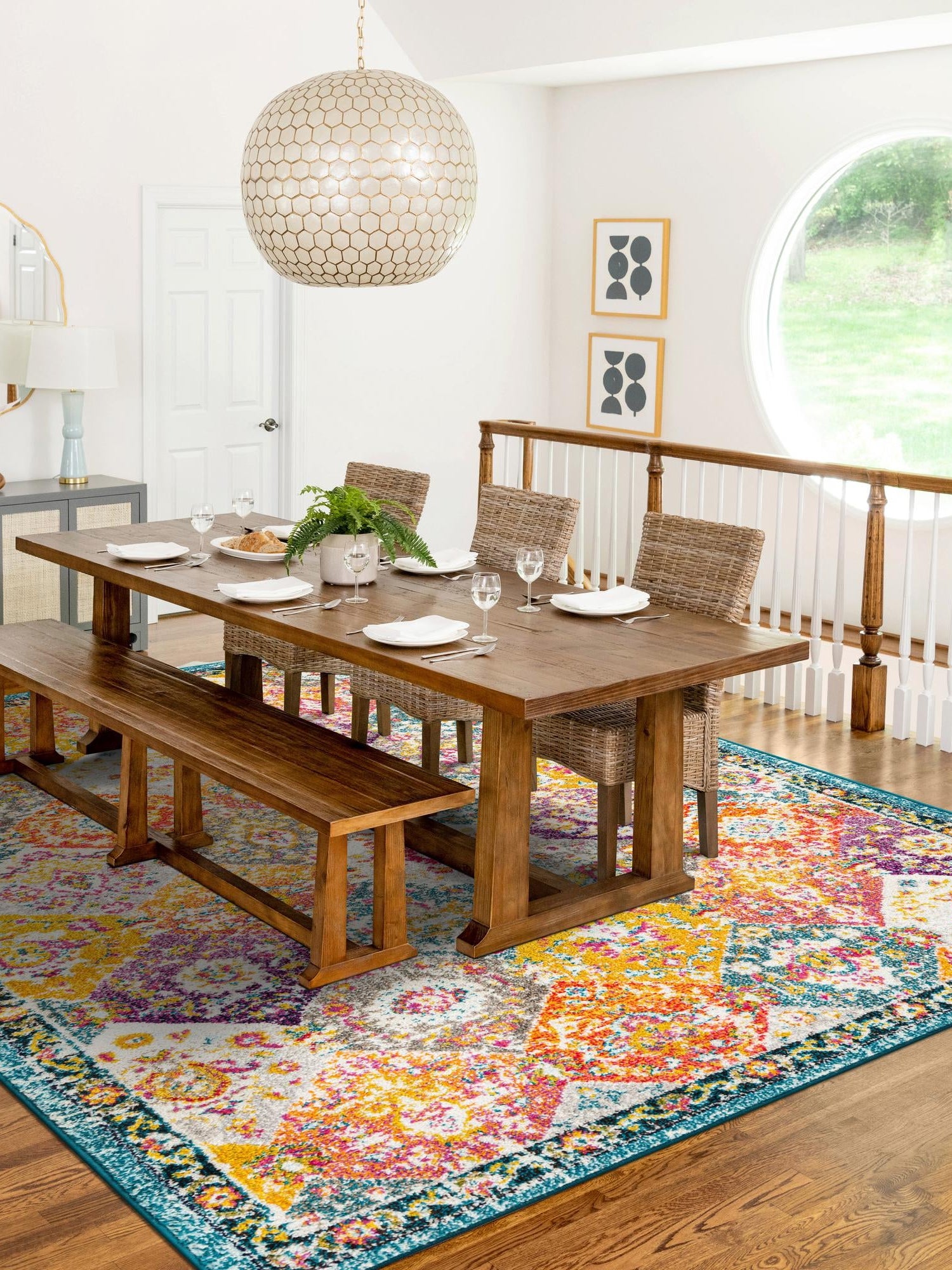 Multicolor 10' x 14' 1 Penrose Rectangle Area Rug