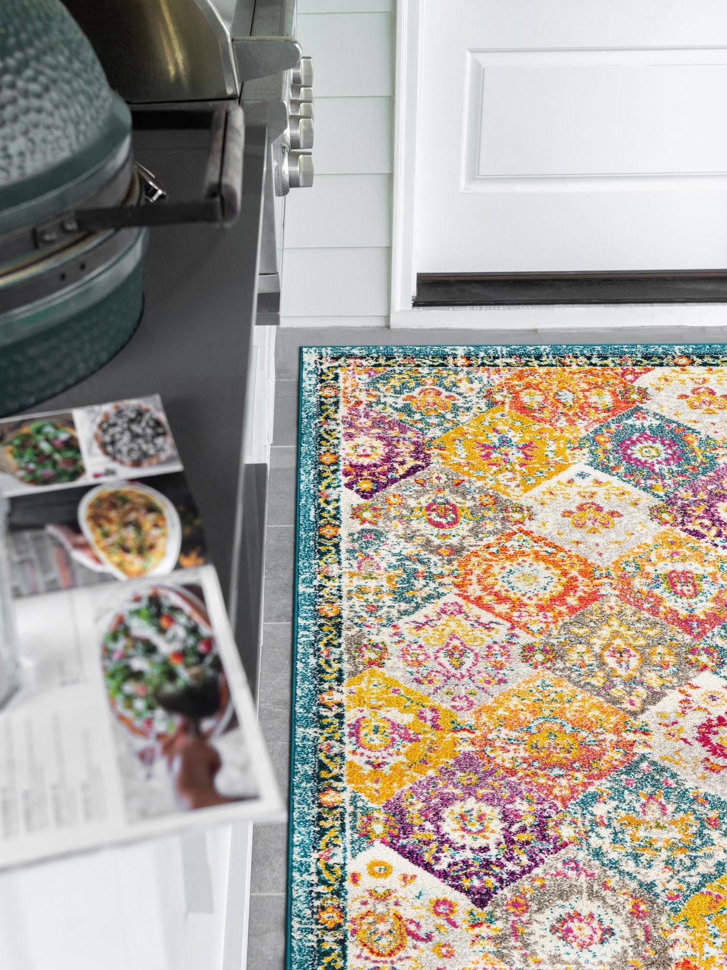 Multicolor 4' 1 x 6' 1 Penrose Rectangle Area Rug