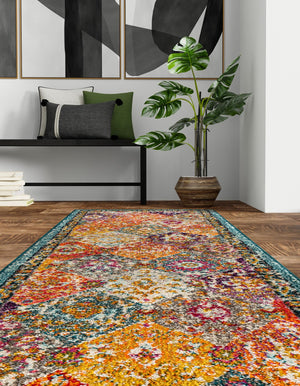 Multicolor 2' 7 x 12' Penrose Runner Area Rug