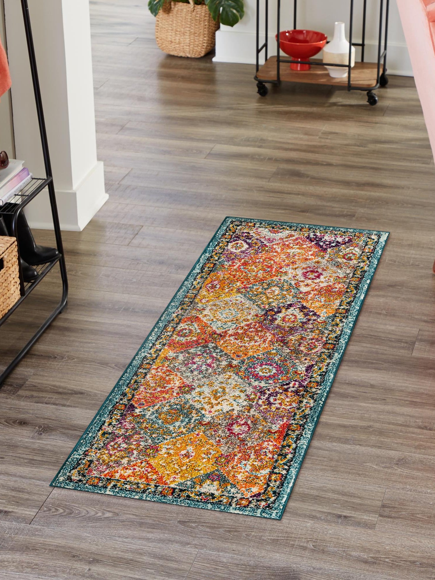 Multicolor 2' 7 x 10' Penrose Runner Area Rug