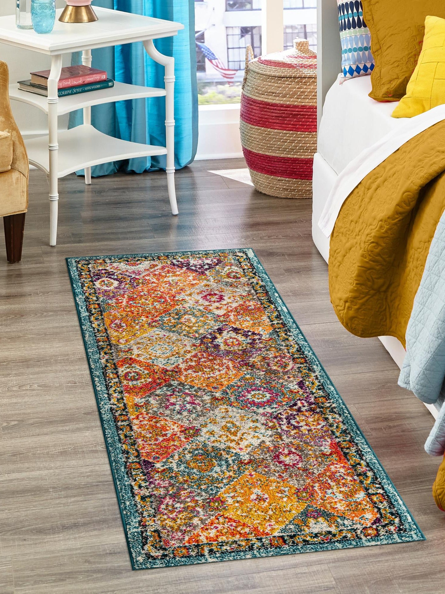 Multicolor 2' x 7' 1 Penrose Runner Area Rug