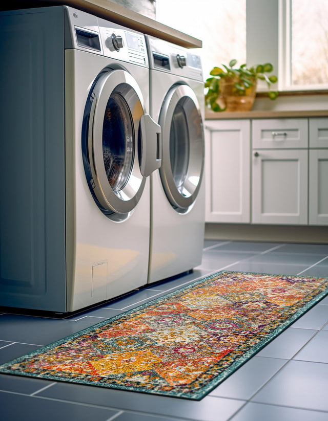 Multicolor 2' 7 x 12' Penrose Runner Area Rug