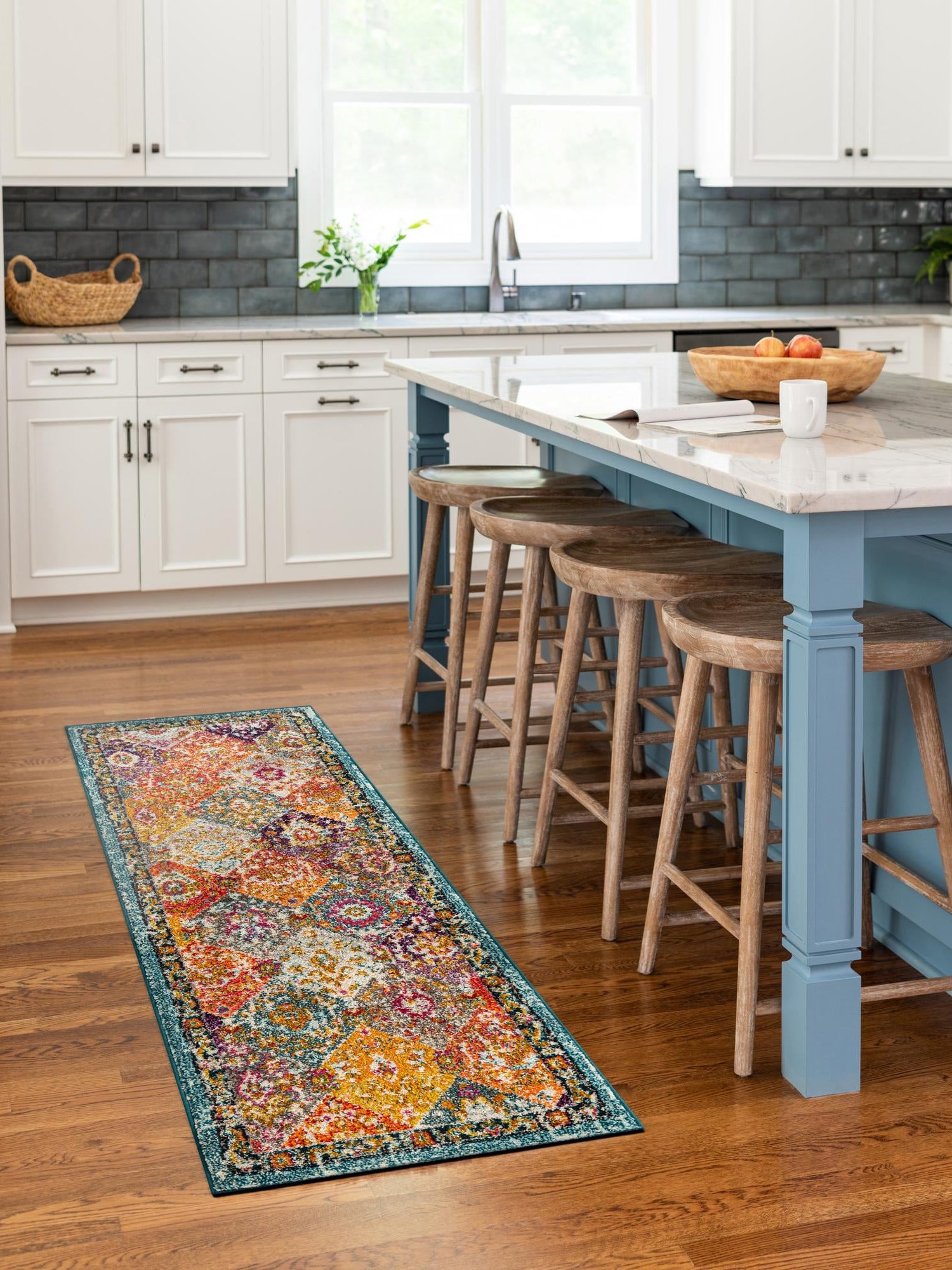 Multicolor 2' 7 x 12' Penrose Runner Area Rug