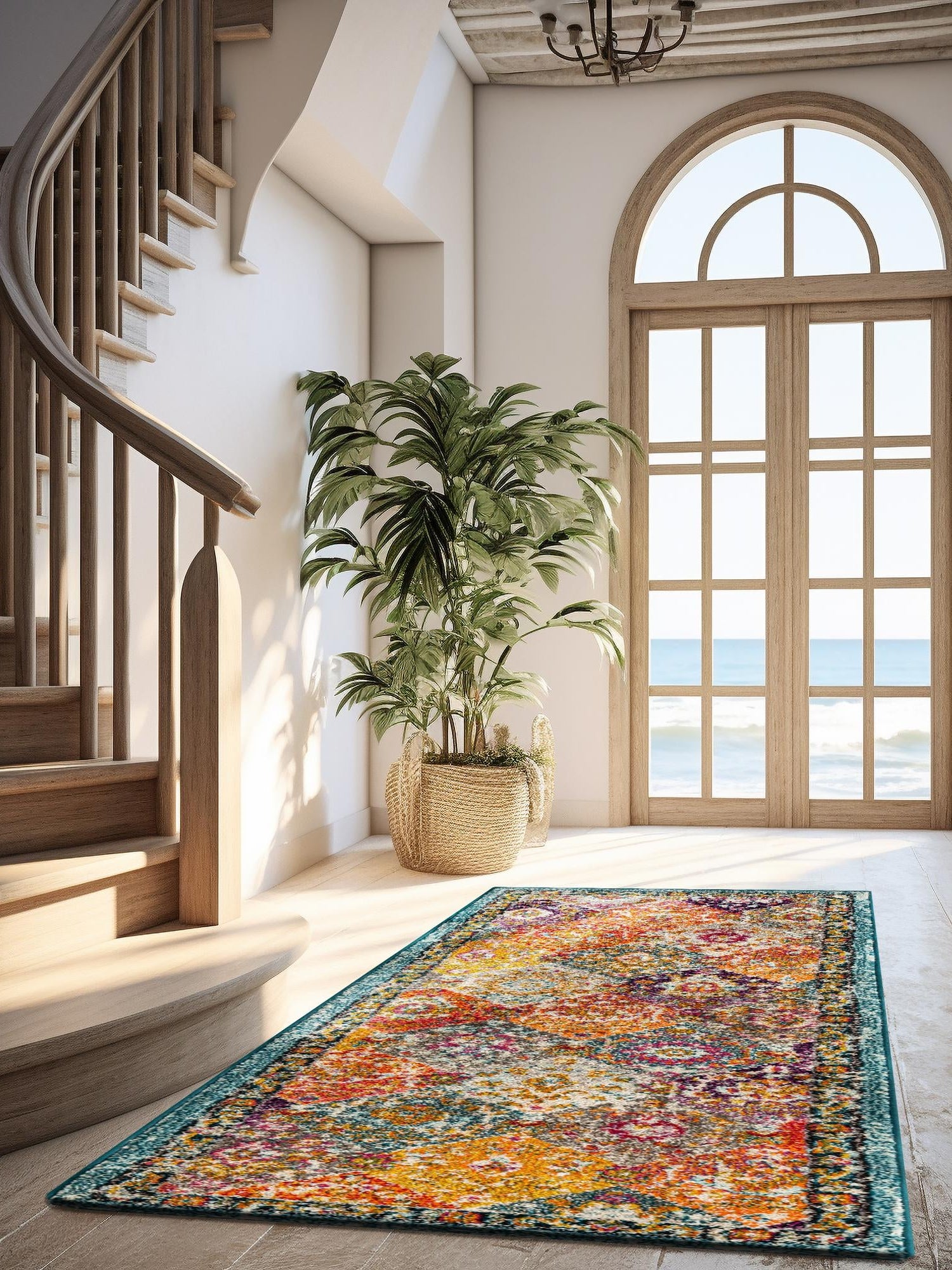 Multicolor 2' 7 x 12' Penrose Runner Area Rug