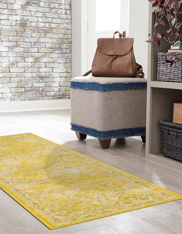 Yellow 2' x 6' 1 Penrose Runner Area Rug