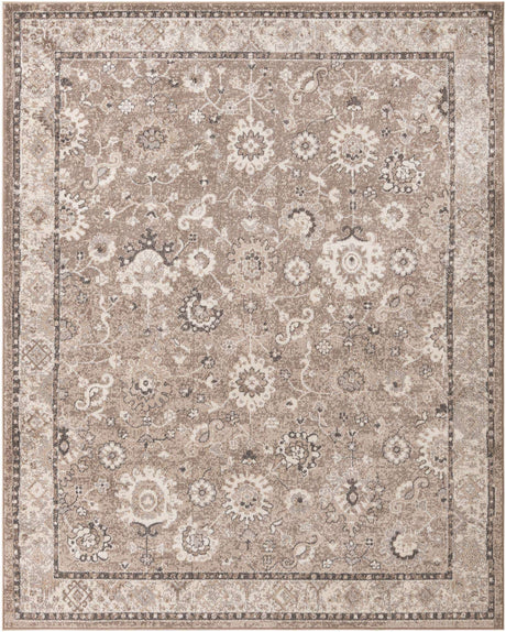 Beige Brown 7' 10 x 10' Penrose Rectangle Area Rug