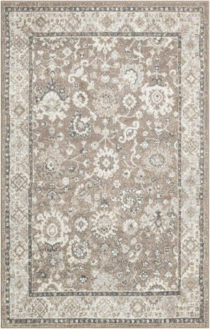 Beige Brown 5' 3 x 8' Penrose Rectangle Area Rug