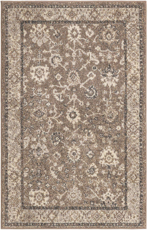 Beige Brown 3' 1 x 5' 3 Penrose Rectangle Area Rug