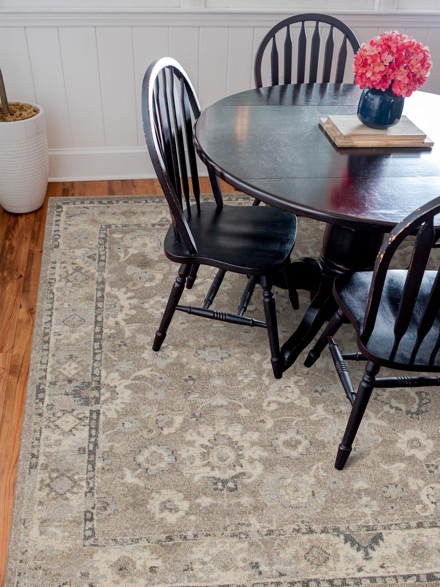 Beige Brown 10' x 10' Penrose Square Area Rug