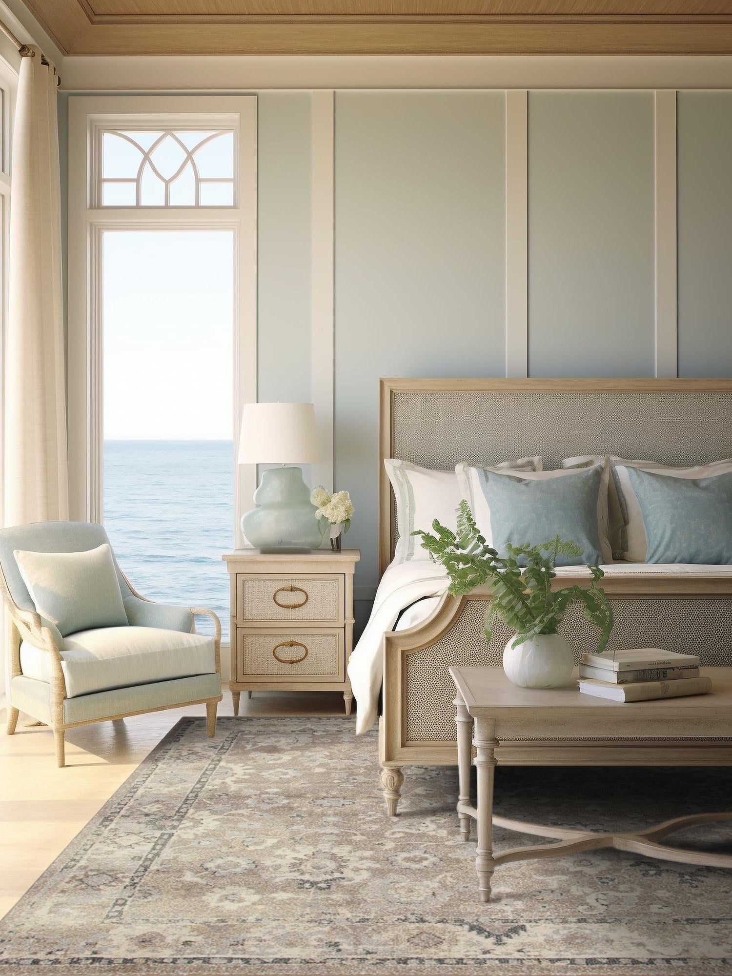 Beige Brown 10' x 10' Penrose Square Area Rug